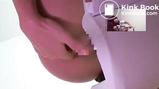 trying to swallow shit