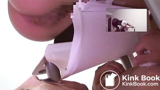 trying to swallow shit