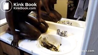 Miss T sink poop