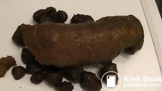 Close-up pooping - video 3