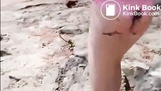 Public Panty Shitting - video 2