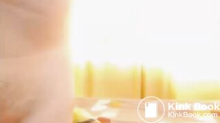 Romanian girl eats her own shit