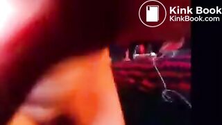 Webcam girl eating poop