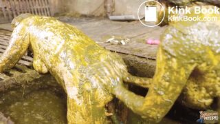 Manure sports Cowshit Yoga