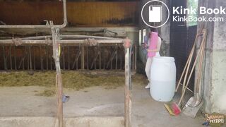 Manure sports Cowshit Yoga