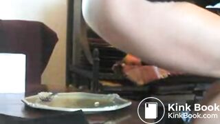 A plate full of turd