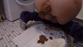 Large Female Turd is Birthed