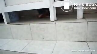 Chinese dolls in toilet drain