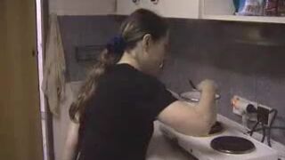 Accident Pantypoop in the Kitchen