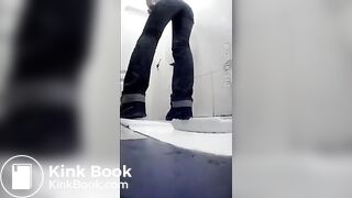 female toilet voyeur pooping