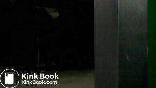 Internet cafe girl pooping