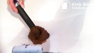 solo lady scat toy licking