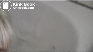 blonde wife takes a bath