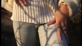 Teen Shitting in fields