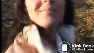 Teen Shitting in fields