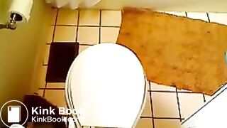Toilet poops - video 2