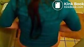 Toilet poops - video 2