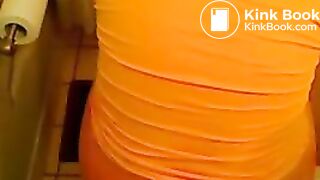 Toilet poops - video 2