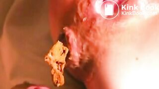 Slave husband eat shit from sexy ass hole