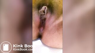 Pooping and straining