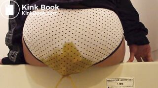 Pooping in woman's panties 01
