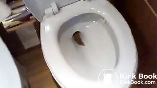a toilet turd
