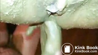 pussy fisted with Shit lube