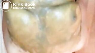 pussy fisted with Shit lube