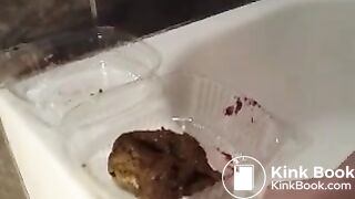 Scat shit masturbation