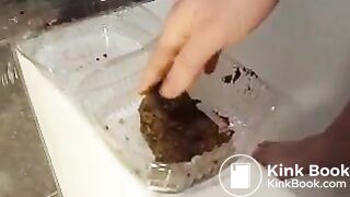 Scat shit masturbation