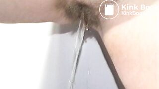 Nasty woman and man finger shit