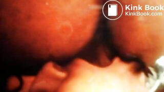 I actually got the poop in his mouth this time