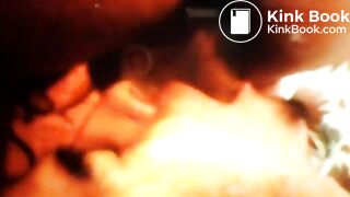 I actually got the poop in his mouth this time