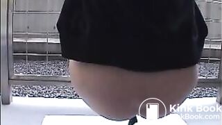 Japanese girl shit at home