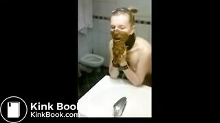 german 24/7 slavegirl enjoys stinky lunch