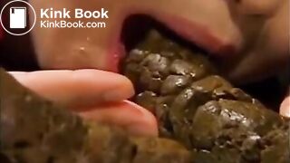 jap chick shits huge turds and vomit at same time