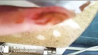 Huge Black Sheer Panty Poop