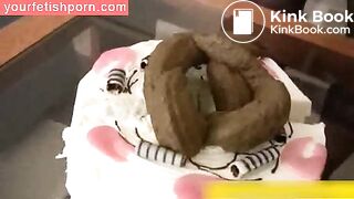 ... - Pooping hot milf. (lot of shit)