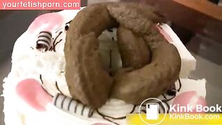 ... - Pooping hot milf. (lot of shit)