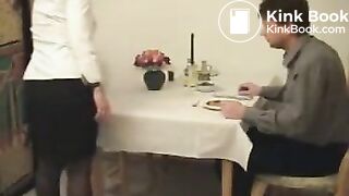 She improves his meal