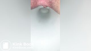 Teen girl hard shit at home 3