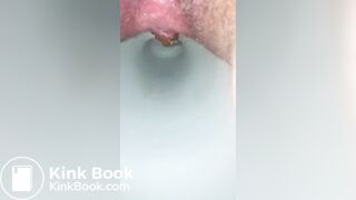 Teen girl hard shit at home 3