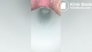 Teen girl hard shit at home 3