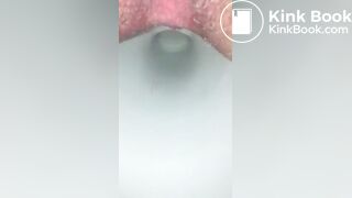 Teen girl hard shit at home 3