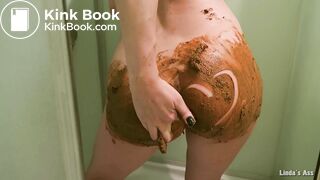 big poop in a shower