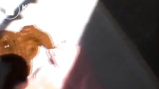 Petite Asian shitting