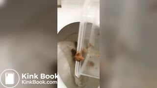 Girl has a nice shit