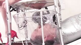 Woman uses slave as a personal toilet