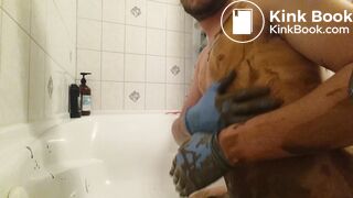 Pantyhose DRIPPING IN SHIT