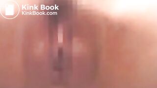 Beautiful Thai babe shitting on a napkin